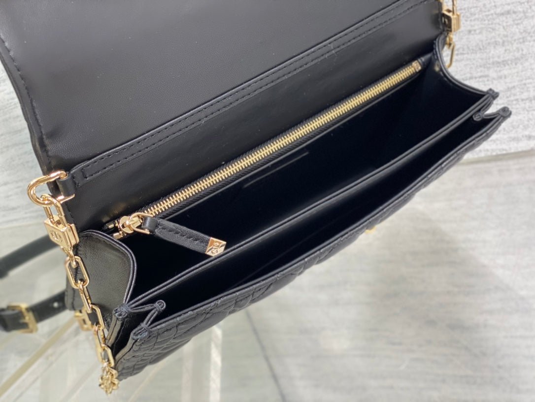 Dior My CD 24 Black Lambskin Handbag - Image 4