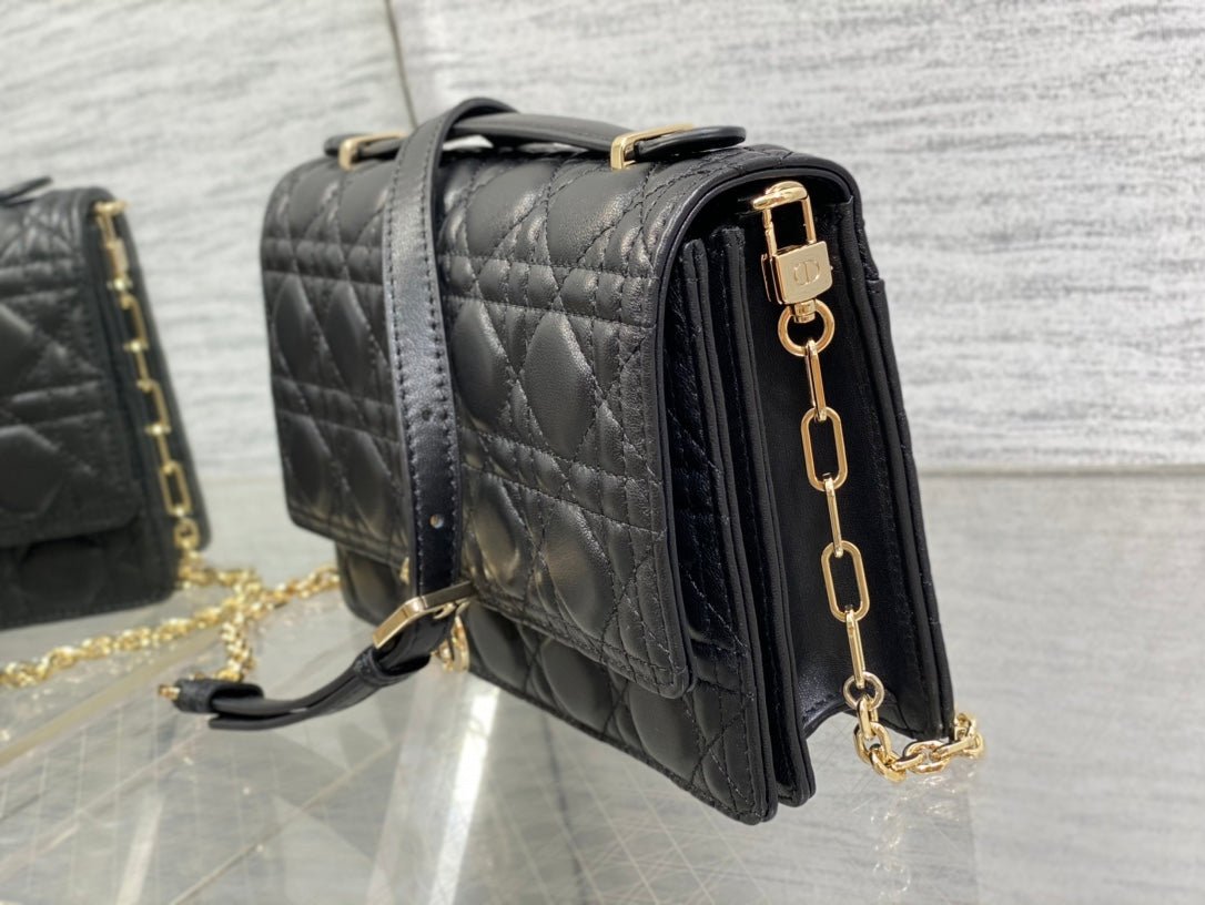Dior My CD 24 Black Lambskin Handbag - Image 8