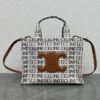 Celine Triomphe Printed Tote Canvas Calfskin
