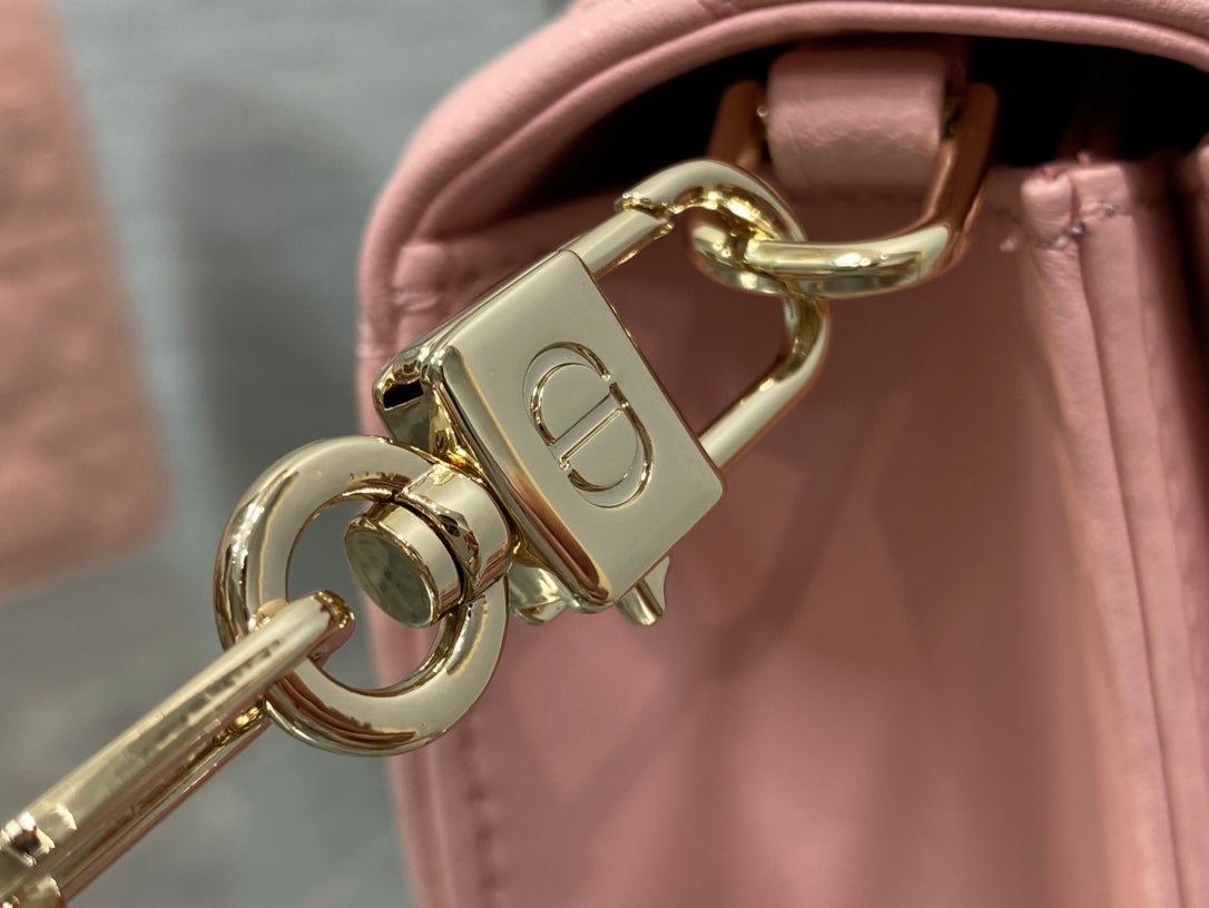 Dior Miss CD Top Handle Pink Lambskin Bag - Image 3