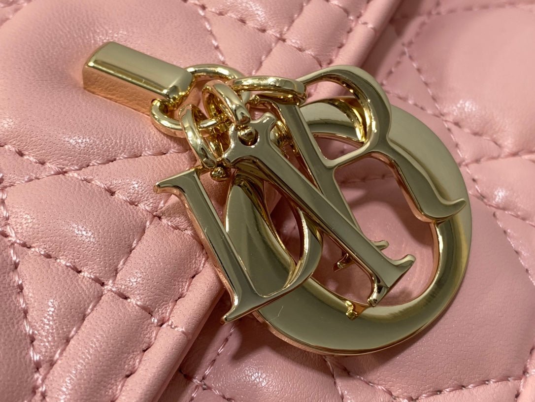 Dior Miss CD Top Handle Pink Lambskin Bag - Image 4