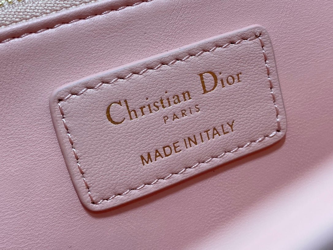 Dior Miss CD Top Handle Pink Lambskin Bag - Image 5