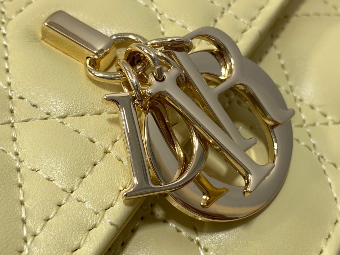 Dior My CD 24 Light Yellow Lambskin Bag - Image 7
