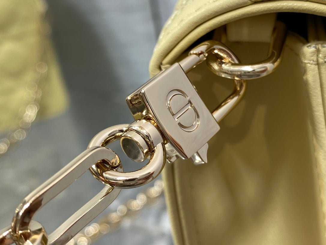 Dior Miss CD Top Handle Lime Lambskin Bag - Image 7