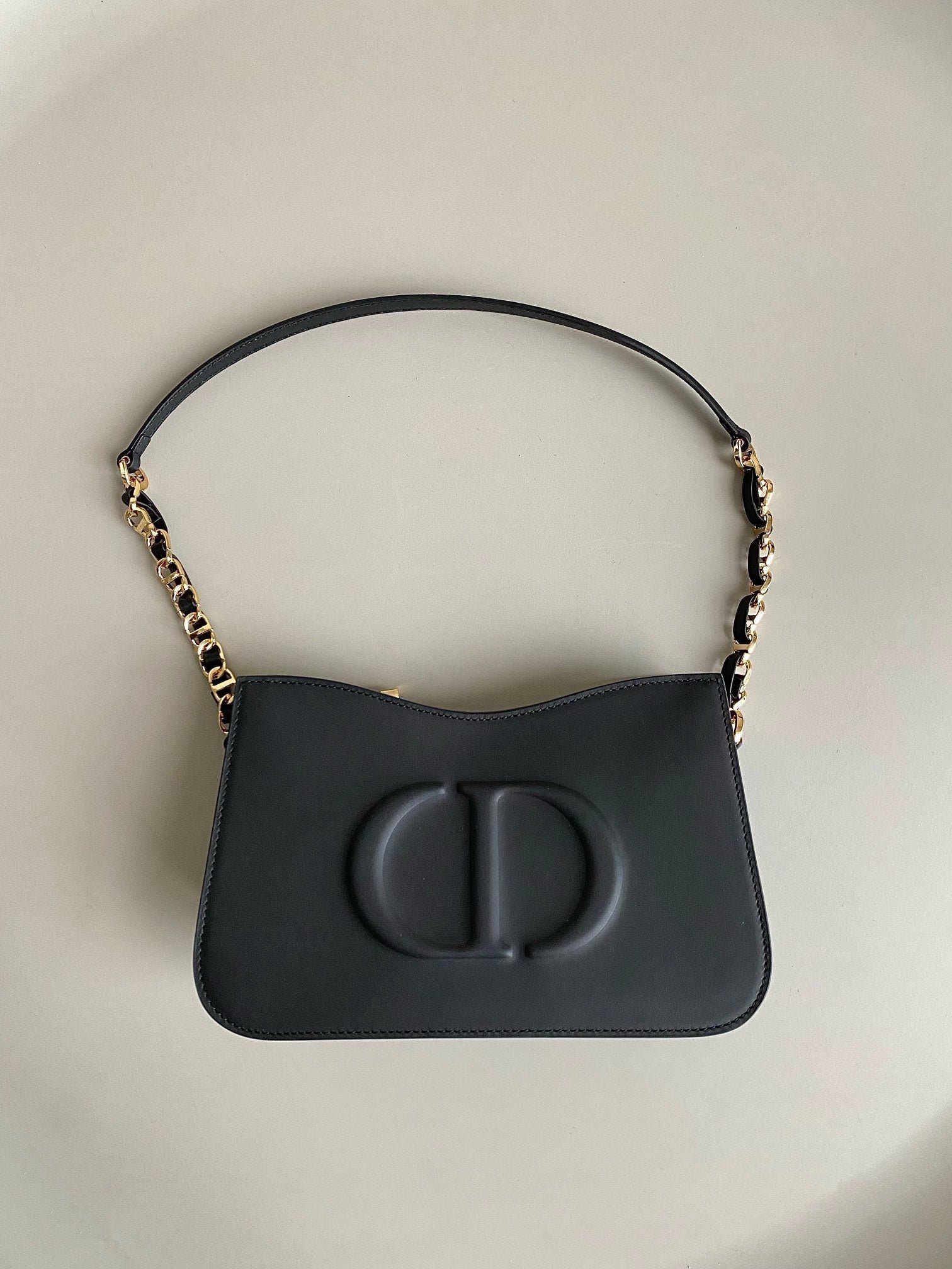 Dior Mini Hobo 23 Calfskin Bag Black - Image 2