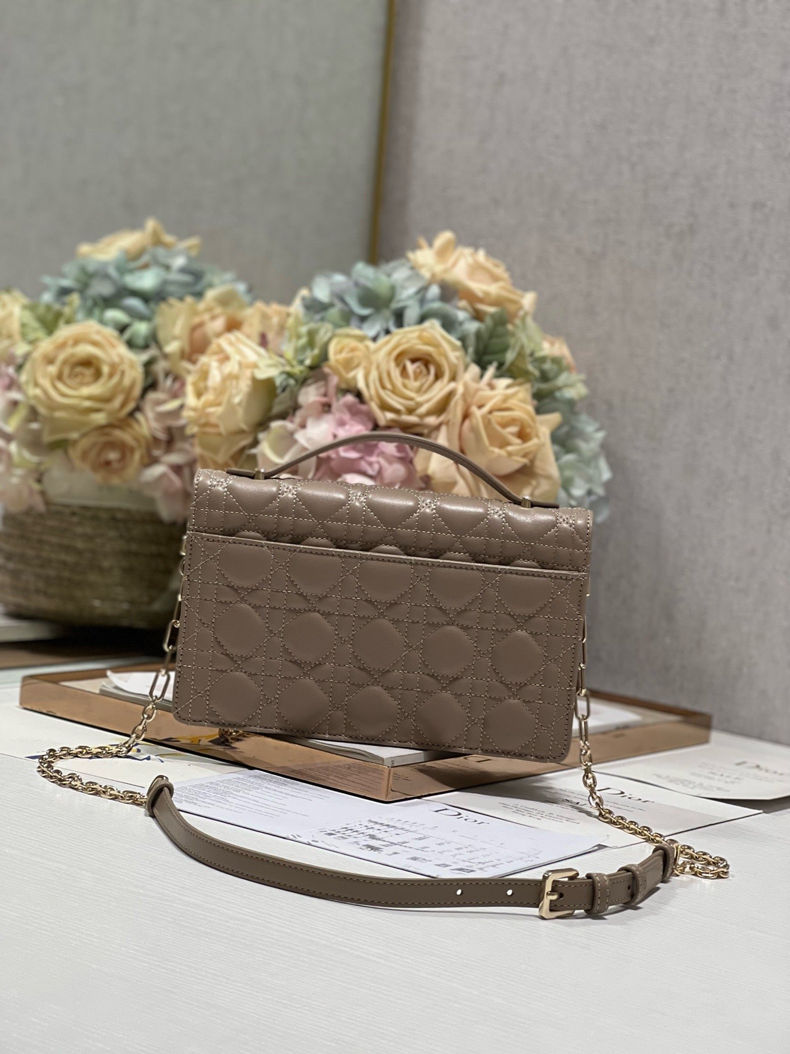 Alternative view of Dior My CD 24 Dark Brown Lambskin Bag