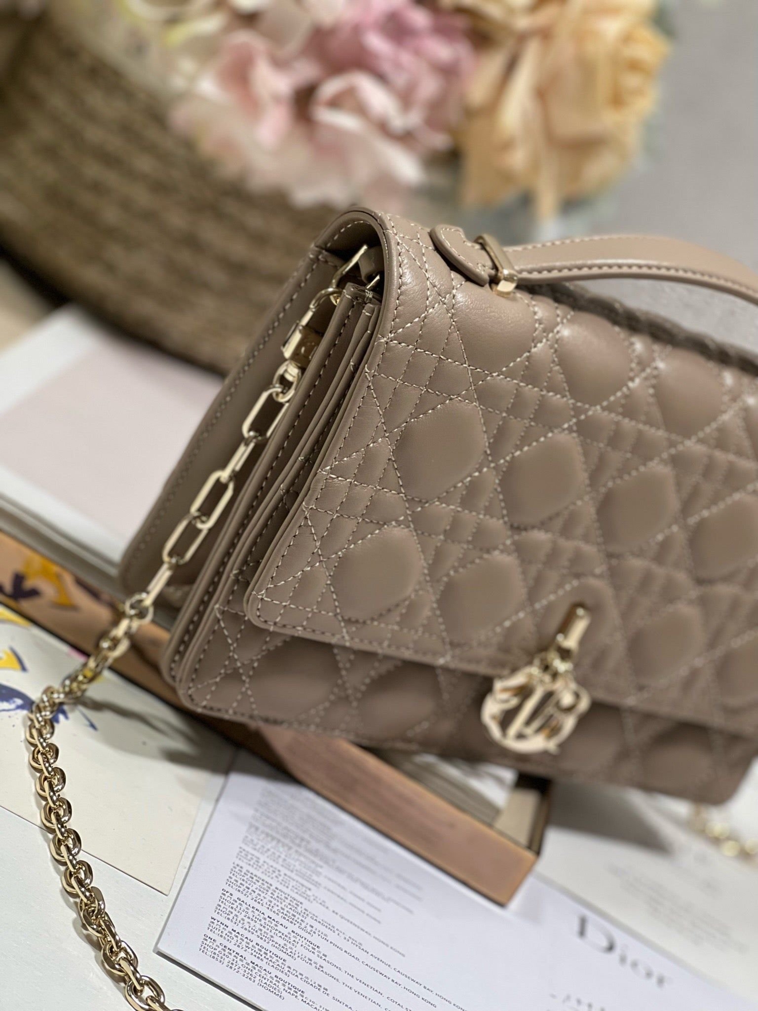 Dior My CD 24 Dark Brown Lambskin Bag - Image 8