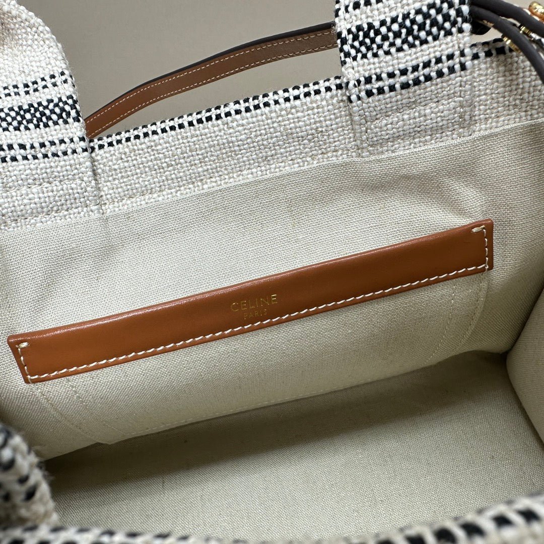 Celine Cabas Thais 26 Jacquard Tote - Image 8
