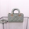 Dior Micro Lady D-Joy Rock Gray Mini Shoulder Bag