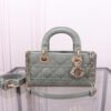 Dior Small Lady D-Joy Rock Gray Lambskin Quilted Bag