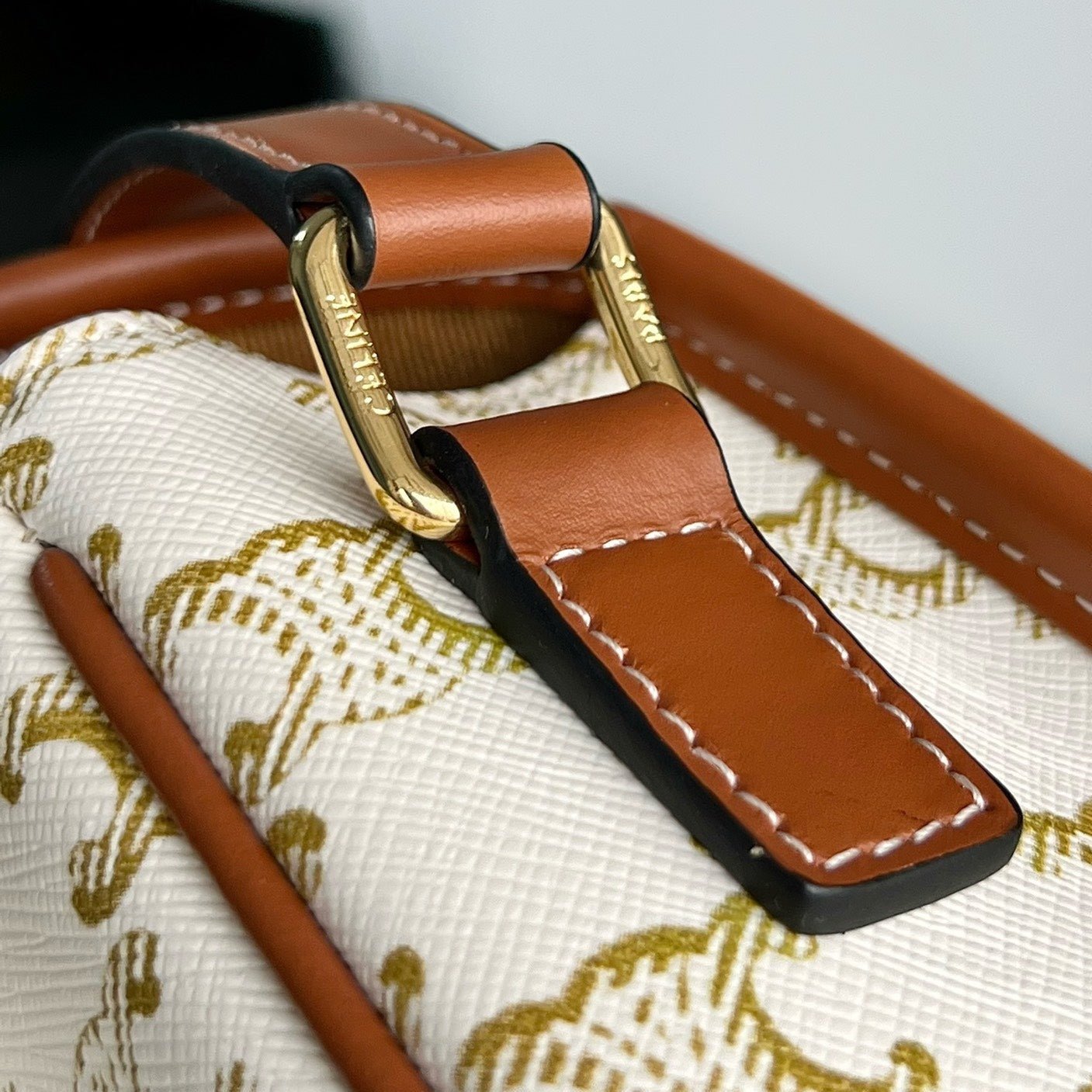 Celine Monogram Saddle 18 Bag - Image 3