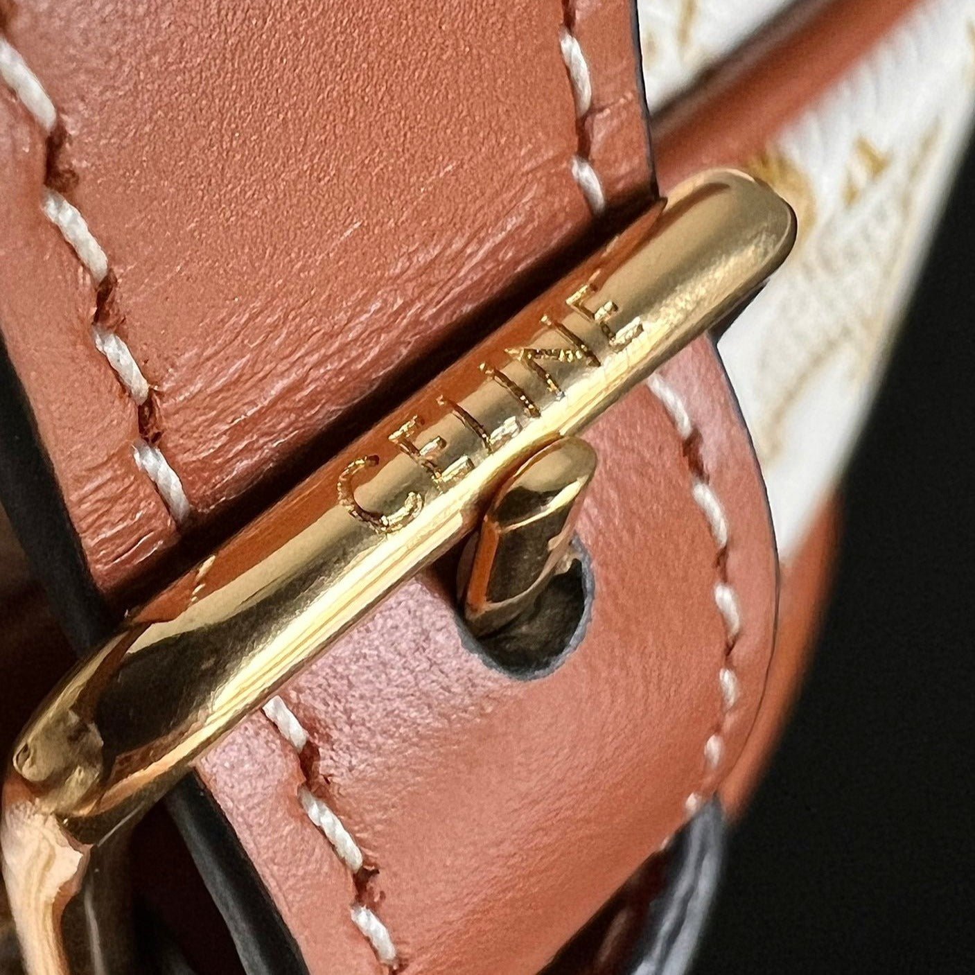 Celine Monogram Saddle 18 Bag - Image 9
