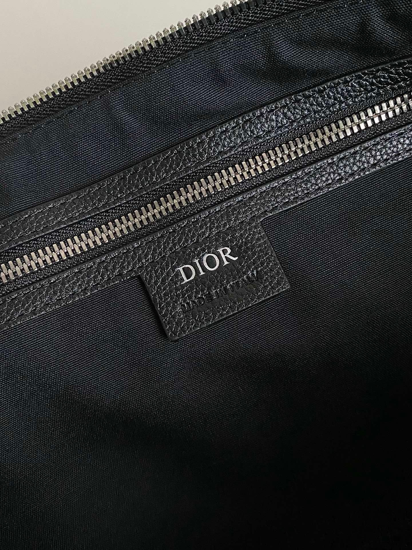 Dior Weekender 40 Jacquard Bag Black - Image 8