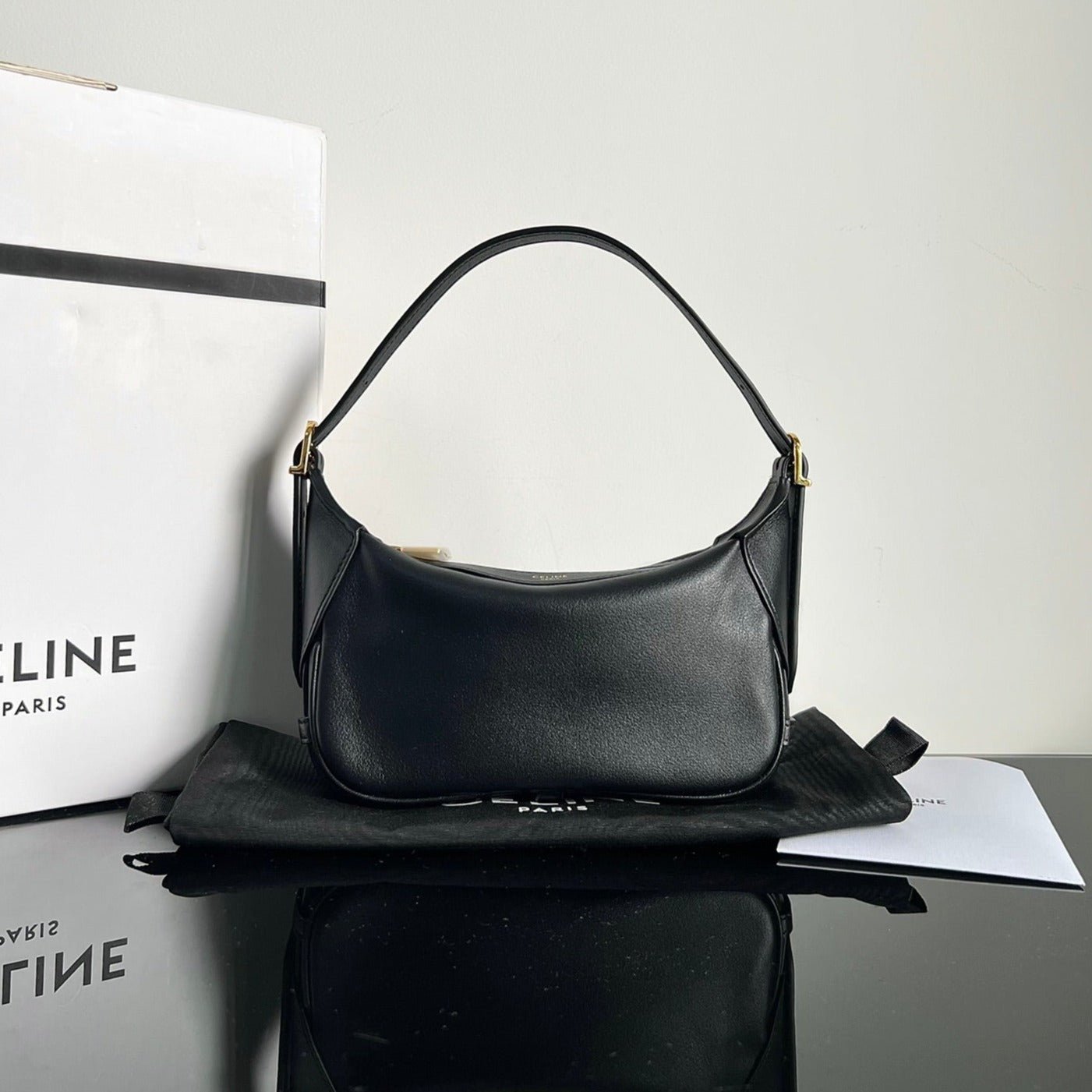 Alternative view of Celine Mini Soft 19 Calfskin Bag