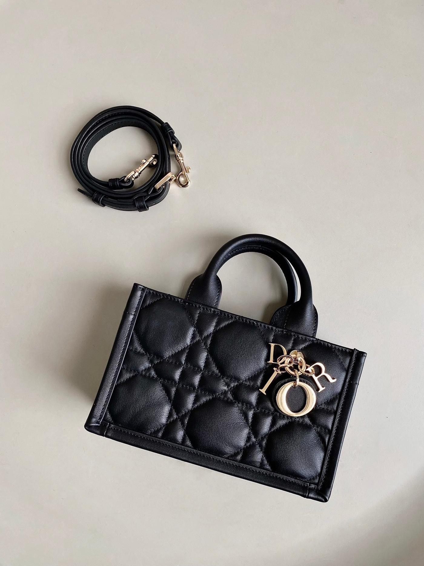 Alternative view of Dior Mini Book Tote 21 Macrocannage Calfskin