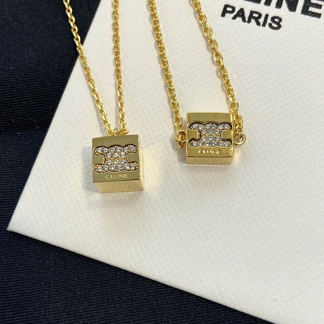 Alternative view of Celine Triumphal Arch Necklace Bracelet Earrings