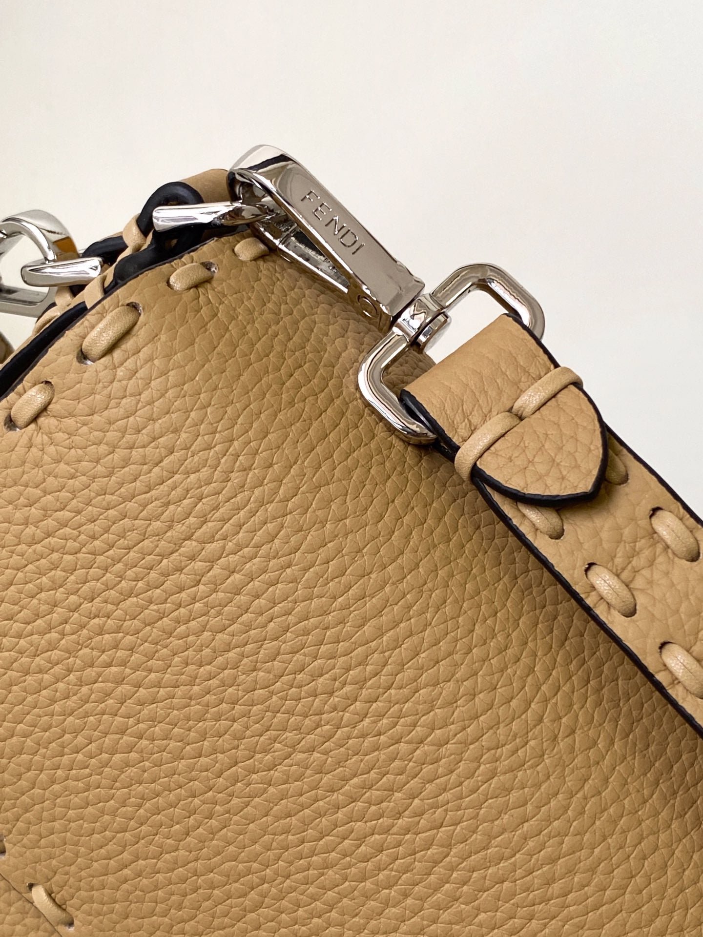 Alternative view of Fendi Baguette 27 Light Brown Calfskin