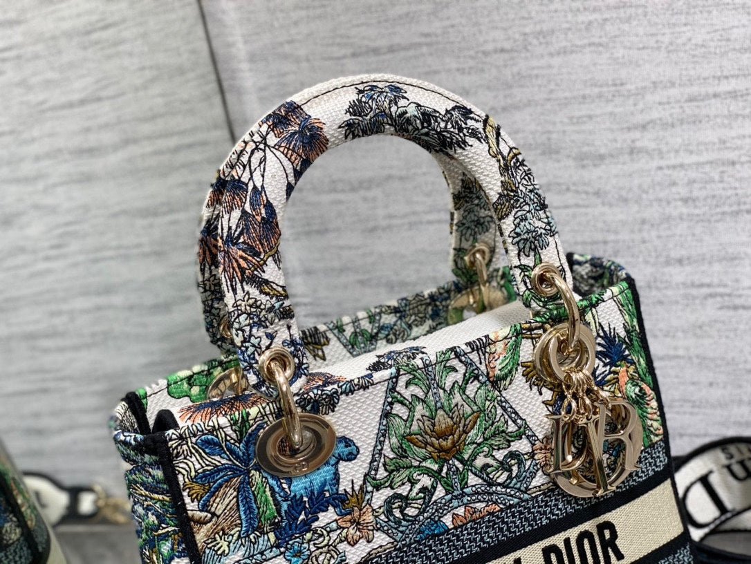 Alternative view of Dior Lady Dior Canvas Travel Star Green 24