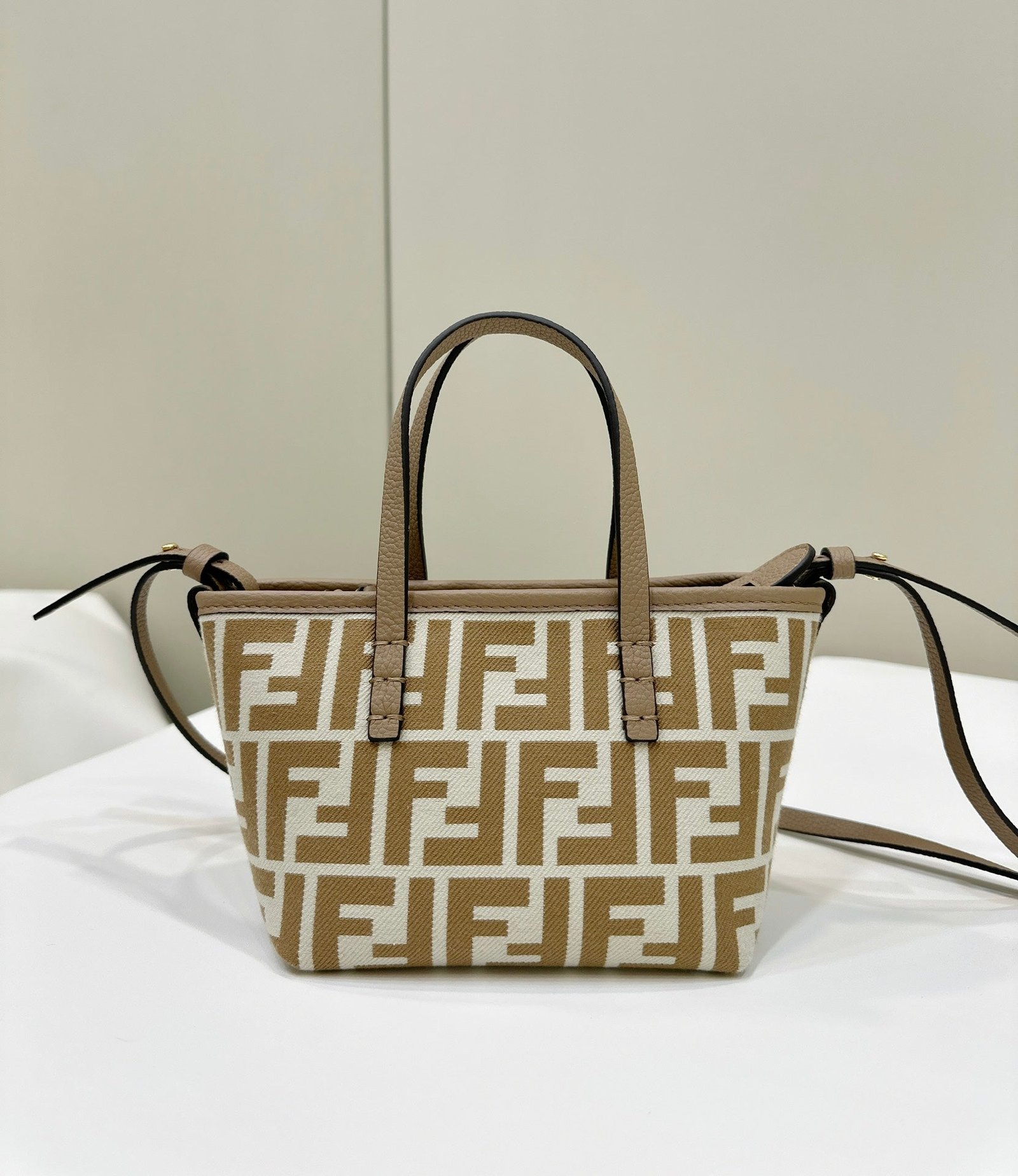 Alternative view of Fendi Mini Roll 15 Jacquard Fabric Bag