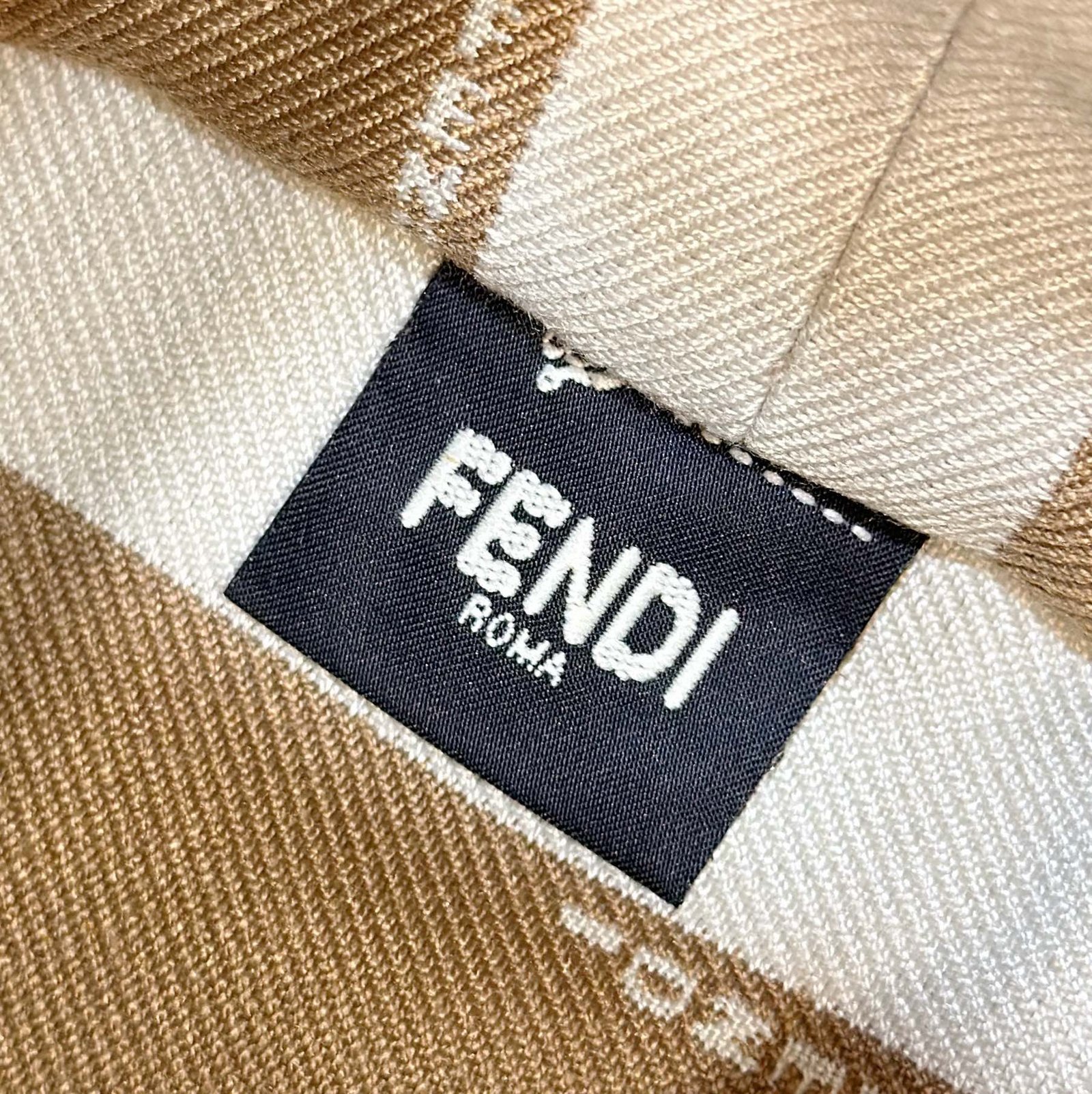 Fendi Mini Roll 15 Jacquard Fabric Bag - Image 6