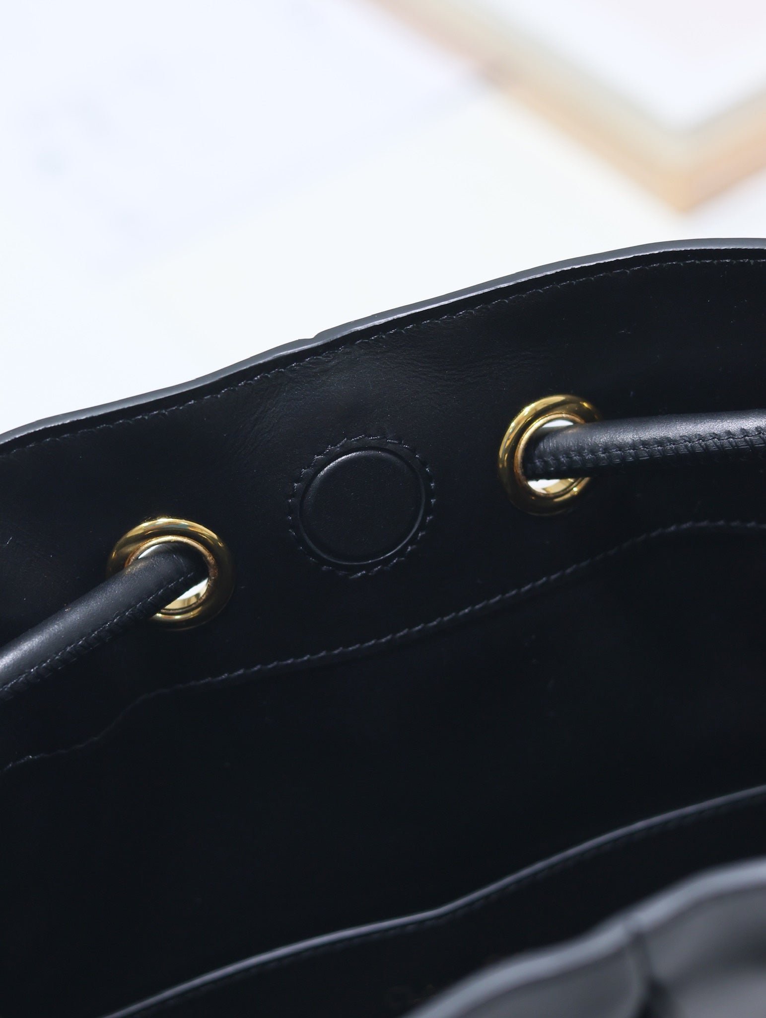 Dior Nolita Mini 27 Black Calfskin Bucket Bag - Image 8