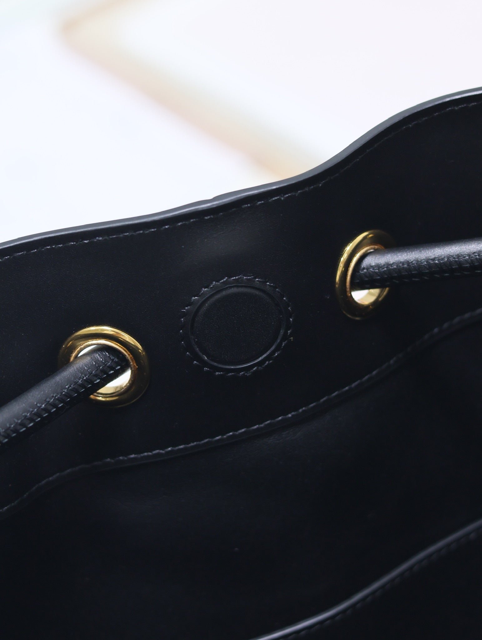 Dior Nolita Medium 34 Black Calfskin Bucket Bag - Image 8