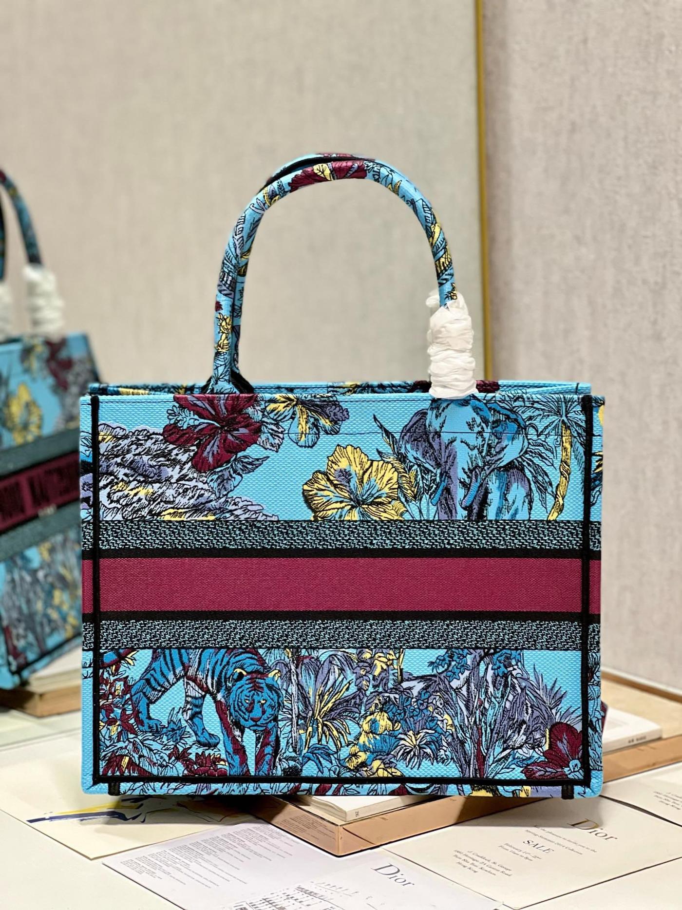 Alternative view of Dior Blue Elephant Book Tote 36cm