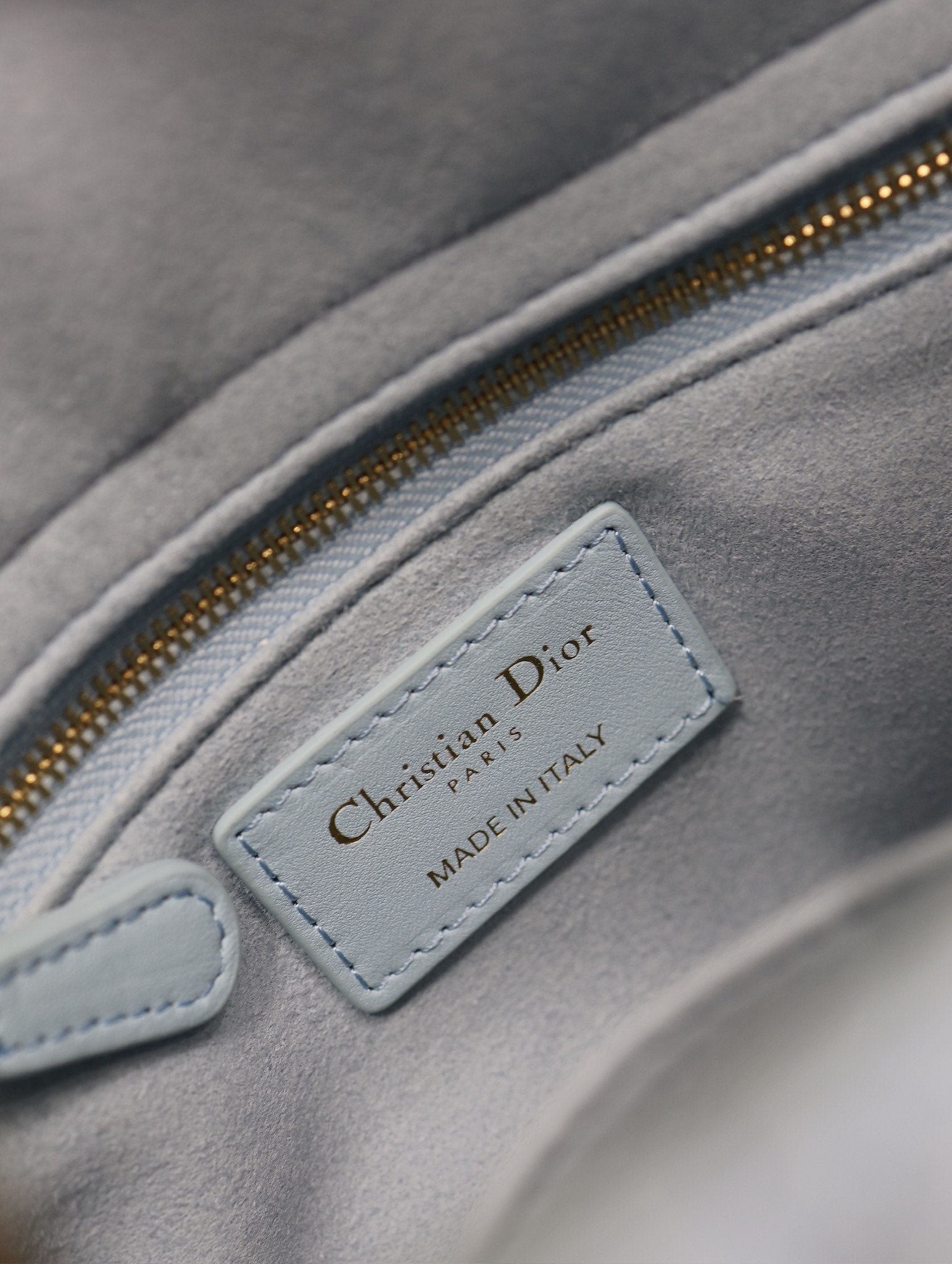 Alternative view of Dior Mini Lady 17 Celeste Blue Mint Lambskin