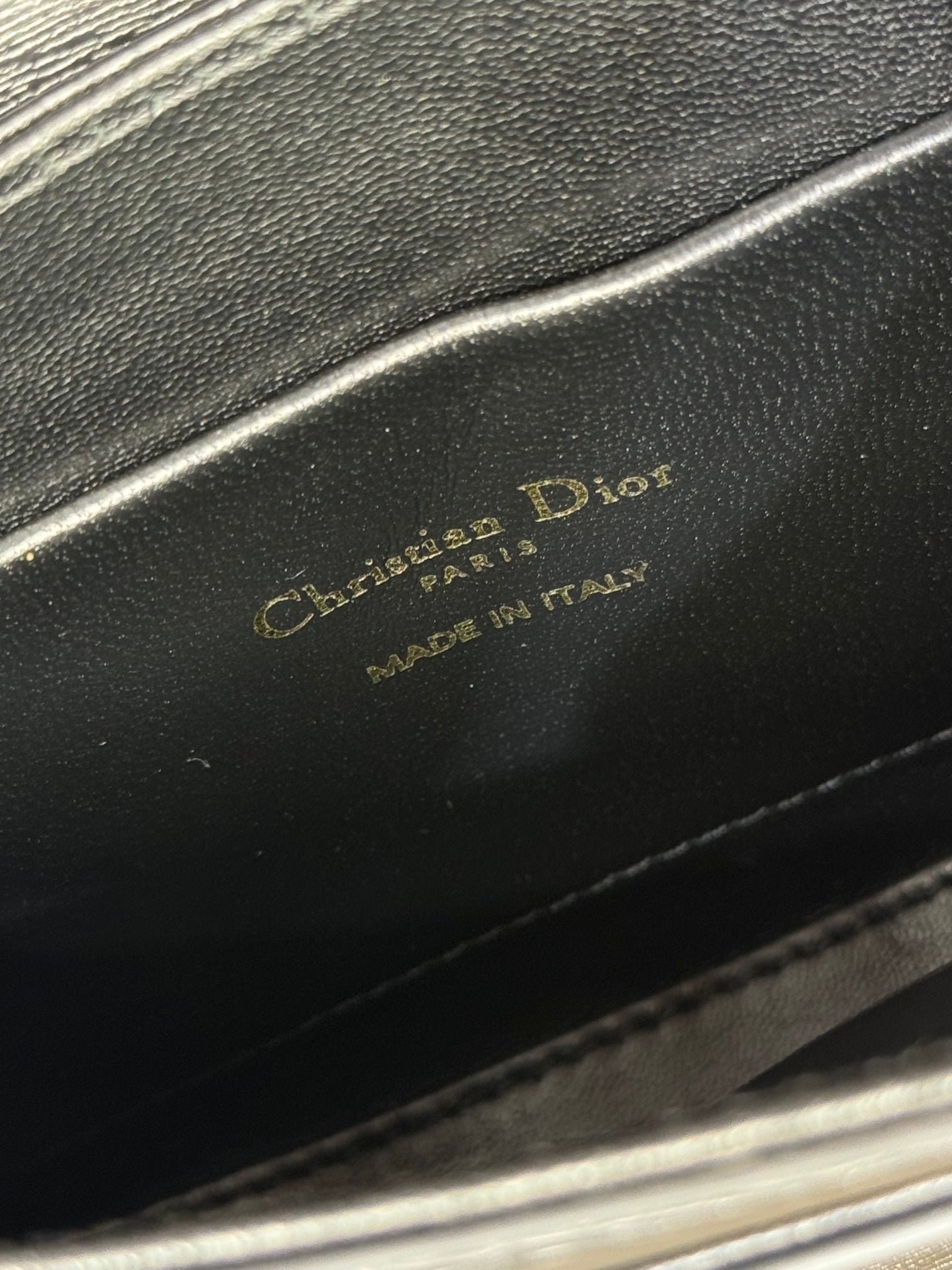 Dior Montaigne Avenue Small 19 Black Calfskin Bag - Image 8