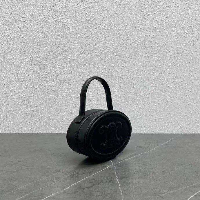 Alternative view of Celine Oval Minaudière Triomphe Calfskin