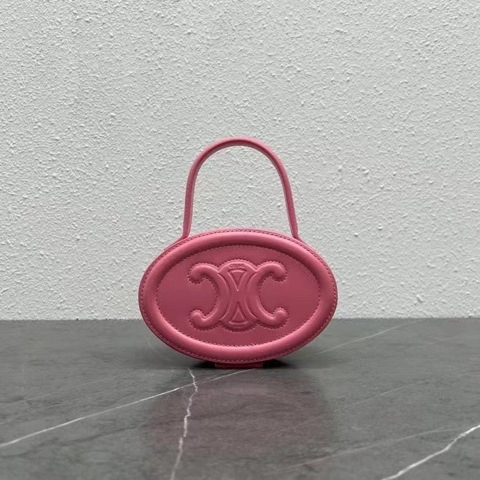 Celine Oval Minaudière Triomphe Calfskin