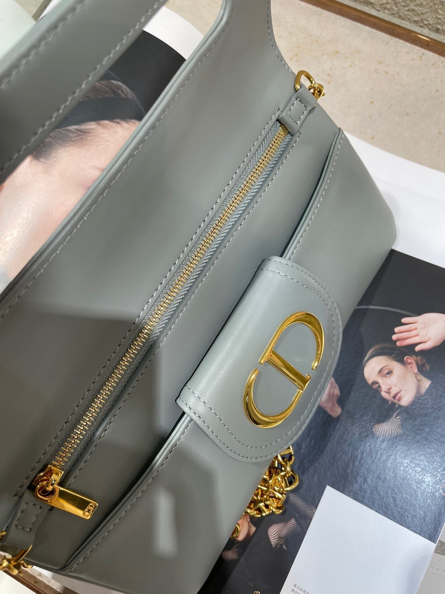 Dior 30 Montaigne Series Matte Smooth Calfskin Clutch - Image 7