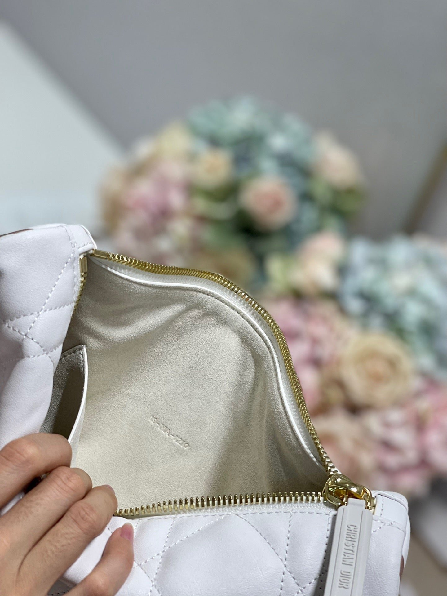 Alternative view of Dior Bobby Series Glossy Lambskin Half Moon Bag