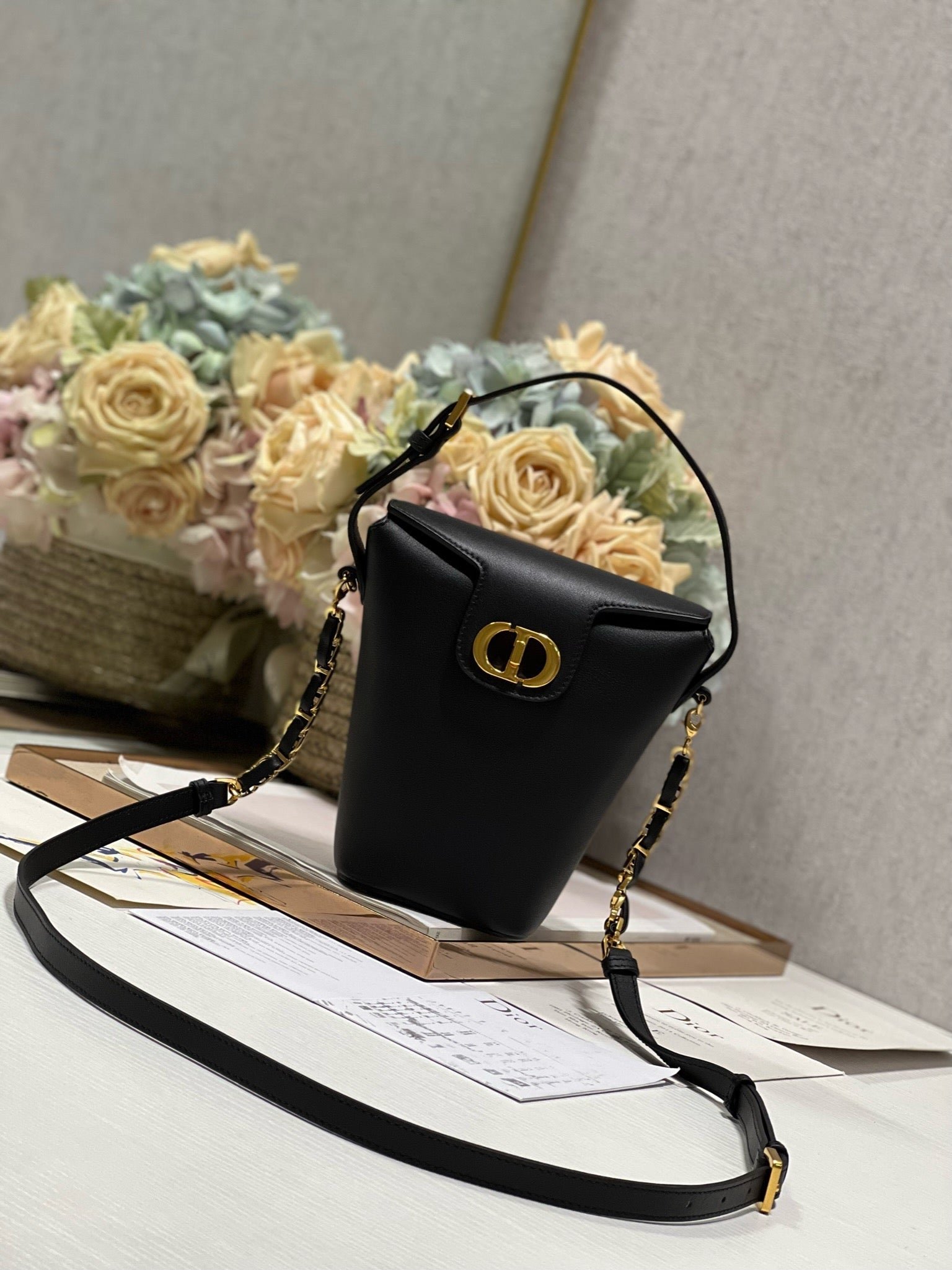 Alternative view of Dior Montaigne Large Bucket Calfskin
