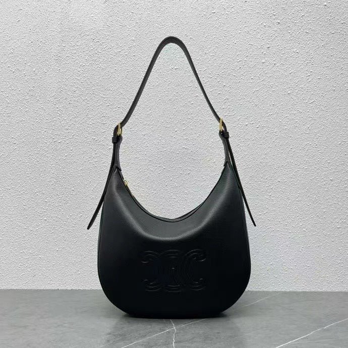 Alternative view of Celine Heloise Triomphe Grained Calfskin
