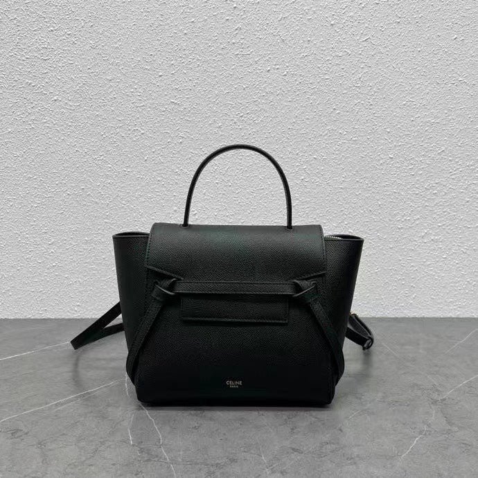 Celine Nano Belt Grain Leather Handbag