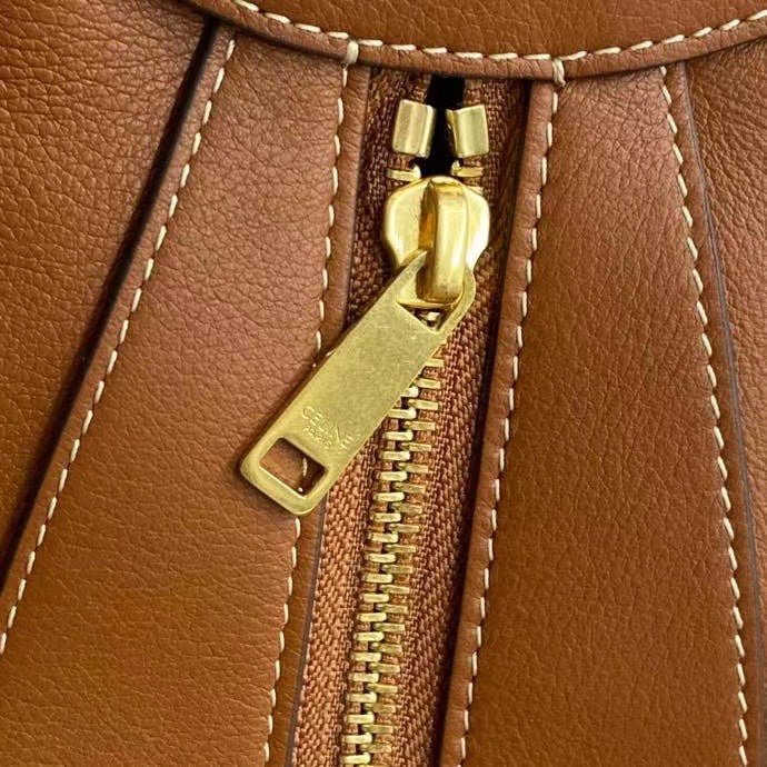 Celine Romy Brown Cowhide Shoulder Bag - Image 5