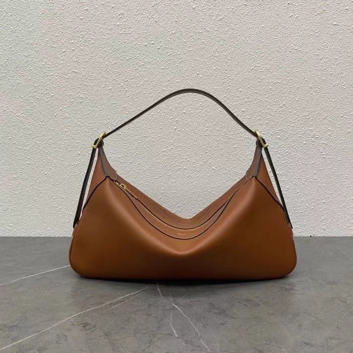 Alternative view of Celine Romy Brown Cowhide Shoulder Bag