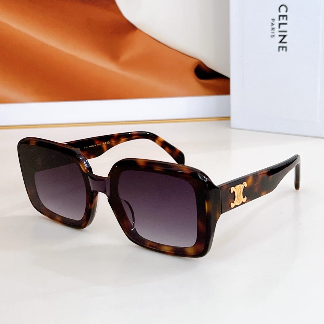 CELINE White Black Two-Tone Gradient Shades - Image 4