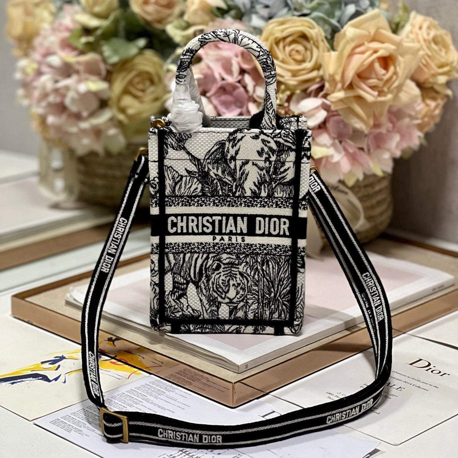 Dior Mini Elephant Book Tote 13.5cm