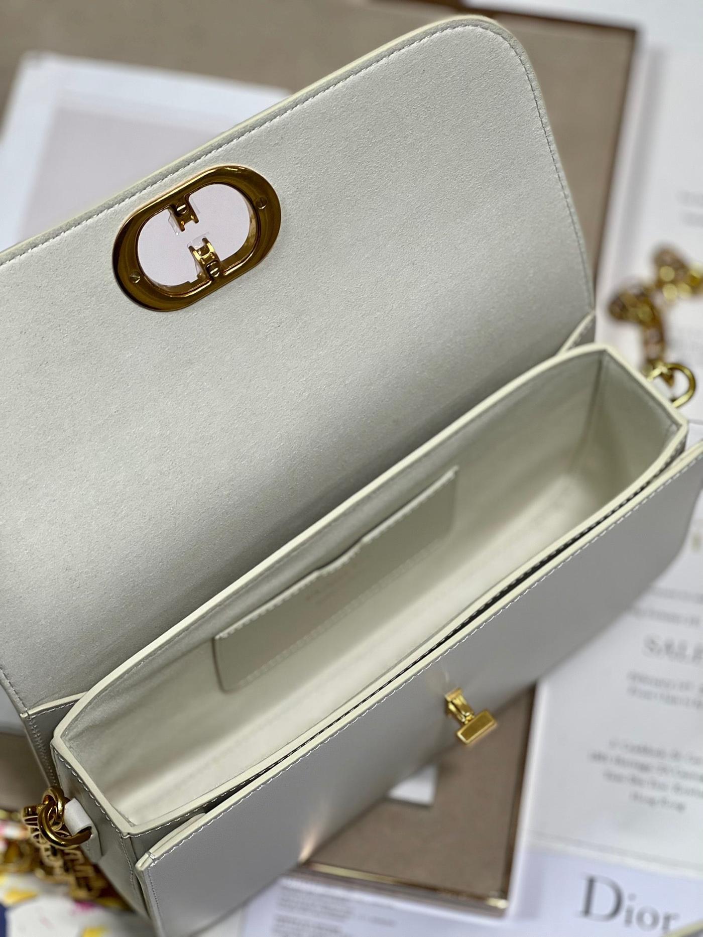 Alternative view of Dior Montaigne Avenue White Calfskin Flap Bag