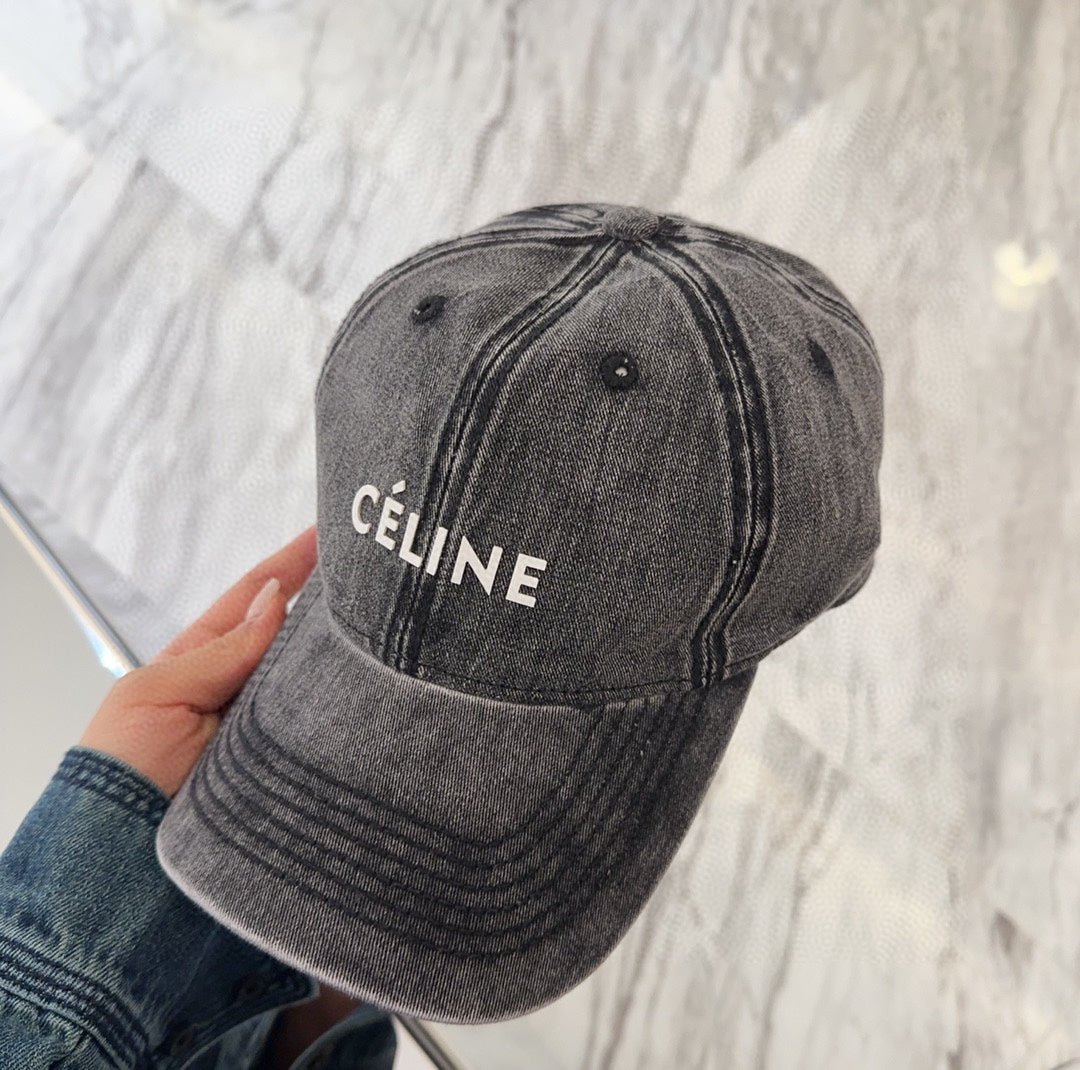 Alternative view of BASEBALL CAP MODEL 650042 IN WASHED BLACK DENIM
