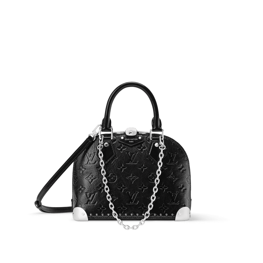 Louis Vuitton Alma Trunk BB Black Calfskin