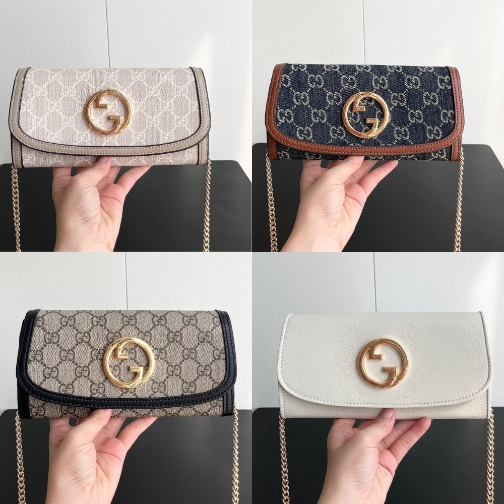 Gucci Blondie White Chain Bag - Image 3