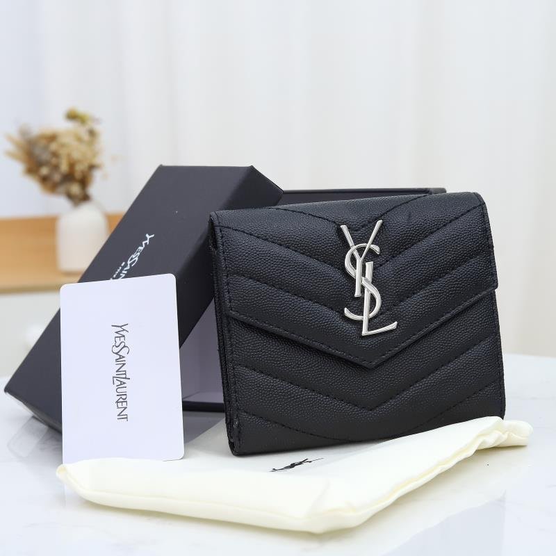YSL Cassandre Matelassé Compact Wallet - Image 3