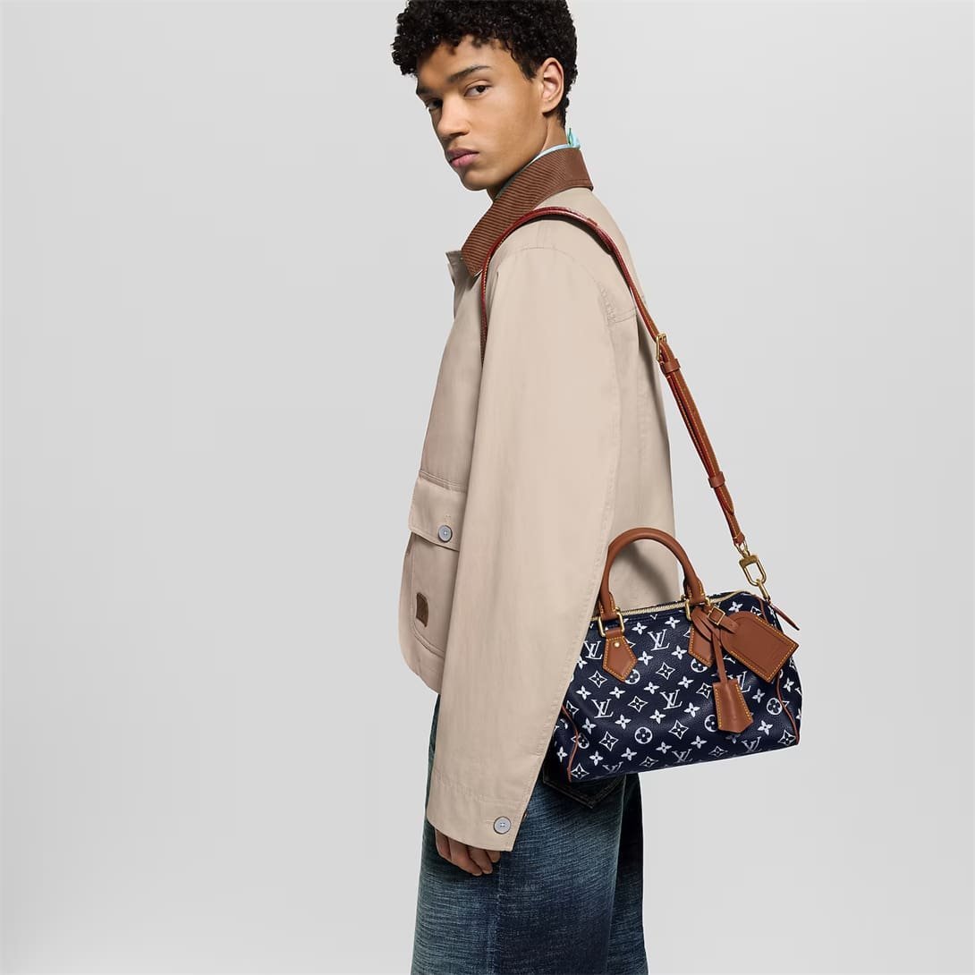 Alternative view of Louis Vuitton Speedy P9 25 Indigo Blue