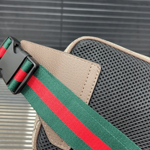Gucci Ophidia Gg Belt Bag Grey 9.4 Inches - Image 4