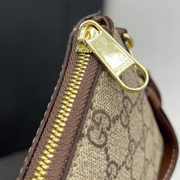 Gucci Gg Supreme Mini Messenger Bag Beige 6.7 Inches - Image 4