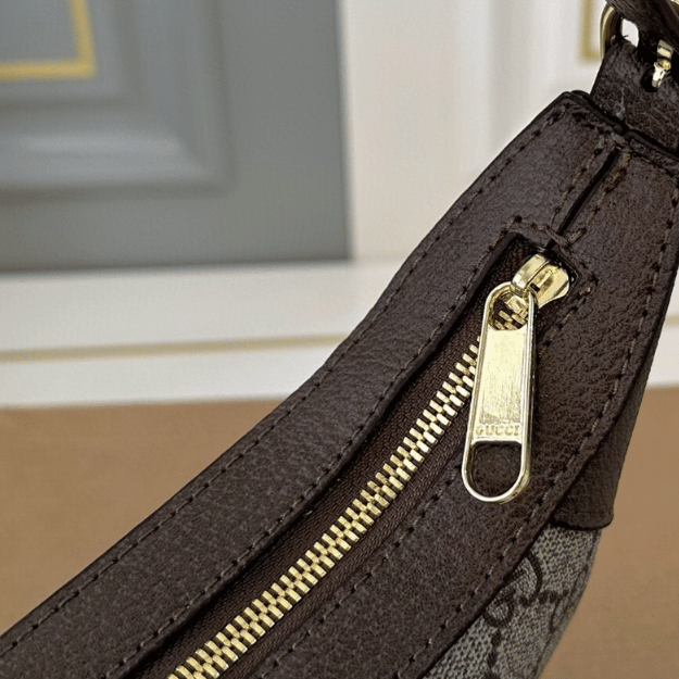Gucci Ophidia Mini Moon Bag Beige - Image 3