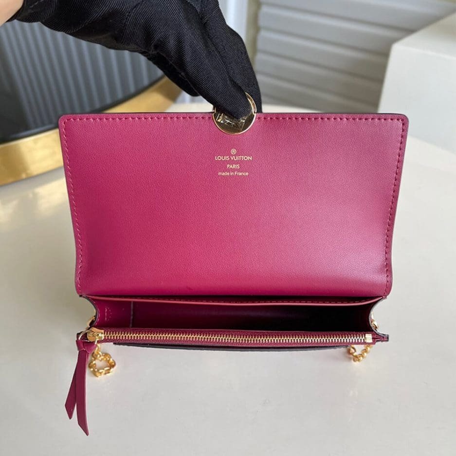 Louis Vuitton Flore Chain WOC Fuchsia - Image 8
